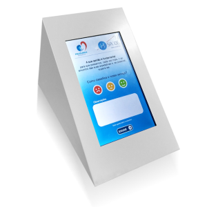 Quiosque Multimédia, Sistema de Inquérito de Satisfação, SV-COMPACT KIOSK - ANDROID [QMSV2] - Branco