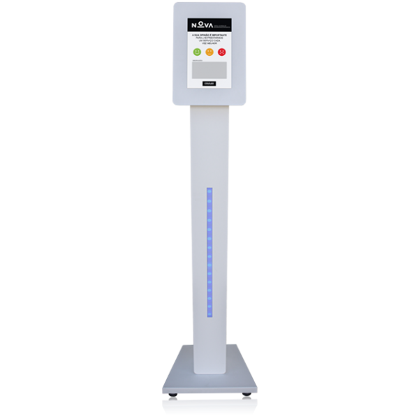 Quiosque Multimédia, Sistema de Inquérito de Satisfação, SV-TOWER KIOSK - ANDROID - Branco